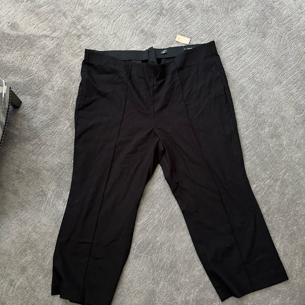 LOFT Plus High Waist Cropped Pants